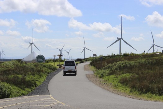 Entrance to Whitelee Wind Farm, Eaglesham
