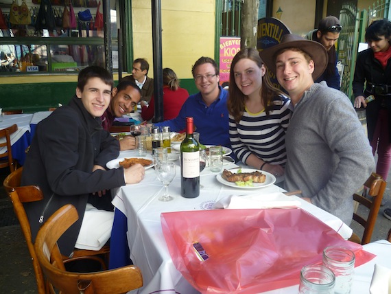 Dinner in South America