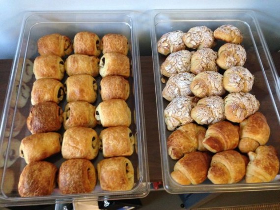Pastries from Heirloom Meadows Farm -- a student favorite.