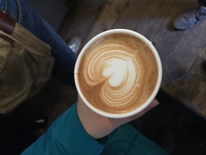 "Artisan" coffee at Third Rail Coffee, NYC.