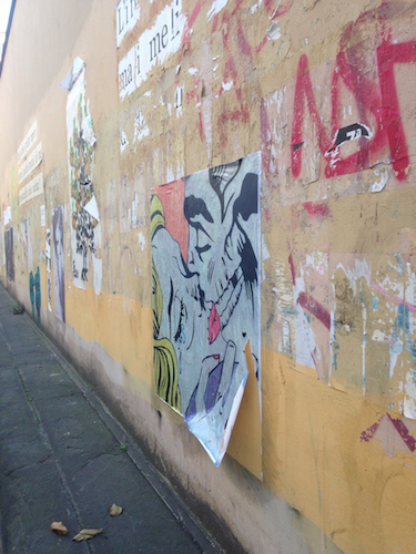 Street art is pretty prevalent in Florence, so here are a few photos of some of my favorites that I would walk by.