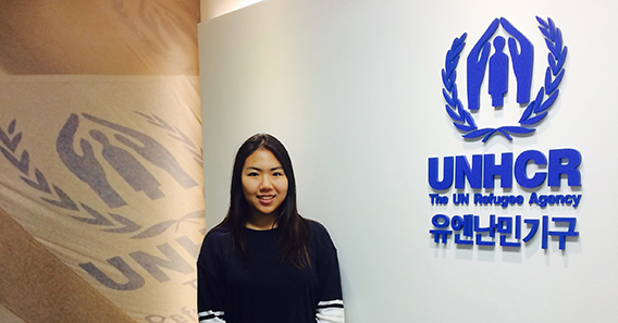 Jinsuh Cho '20 interned at the UN in South Korea