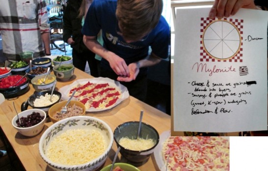 Duncan Keller's Mylonite Pizza was a 'shear' success.