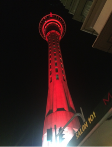 The SkyCity Tower in Auckland.