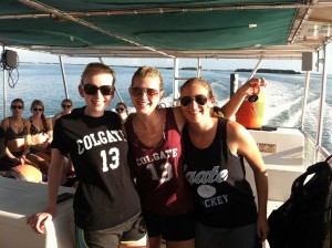 Colgate well represented during dive trip to Looe Key Sanctuary (Elly Hilton, Sarah Anderson, Alex Maulden)