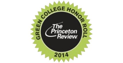 Colgate made the Princeton Review's Green Honor Roll in 2014.