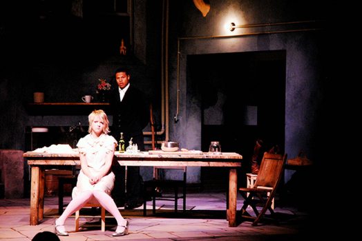 characters onstage in Miss Julie