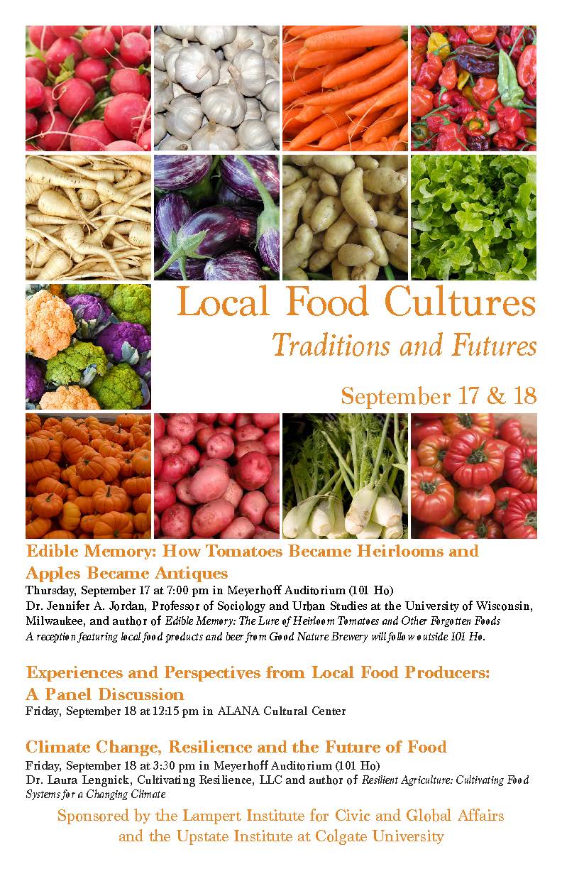 Local Food Cultures Events Scheduled